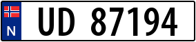 Truck License Plate